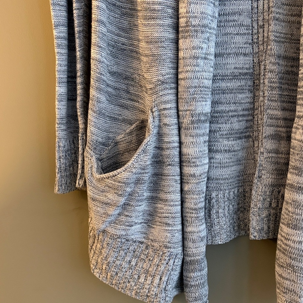 WILFRED Heather Grey Open Front Cardigan Silk & Cashmere size XS - Picture 6 of 10